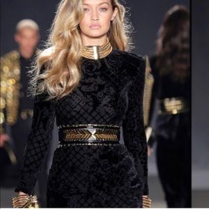 Balmain x H&M long-sleeved zipper top.